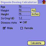 Digoxin Dose Calculator